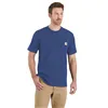 cafe 4 racer - Carhartt K87 Pocket S/S tričko deep ocean - Carhartt Tričká 