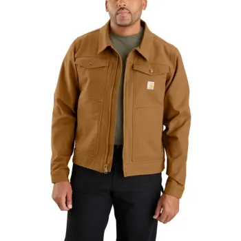 cafe 4 racer - Carhartt Duck  Relaxed Fit jacket carhartt® brown - Carhartt Bundy 
