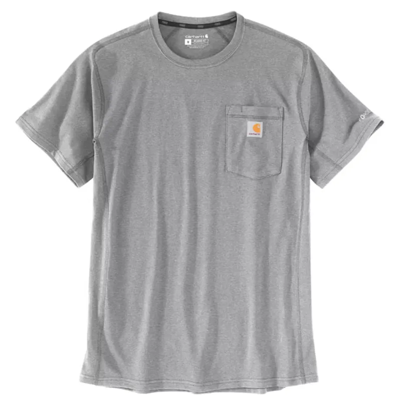 Carhartt Force Pocket S/S tričko heather grey