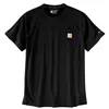 cafe 4 racer - Carhartt Force Pocket S/S tričko čierne - Carhartt Tričká 