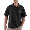 cafe 4 racer - Carhartt Midweight S/S Pocket Polo black - Carhartt T-Shirts 