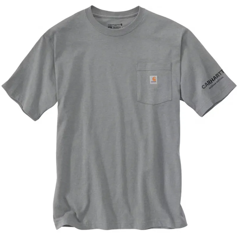 cafe 4 racer - Carhartt Streetcar Graphic S/S t-shirt weather ash heather - Carhartt Tričká 