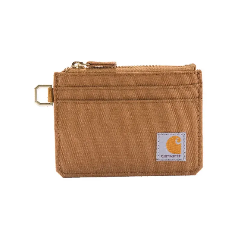 cafe 4 racer - Carhartt Zippered Card Keeper wallet carhartt® brown - Carhartt Peněženka 