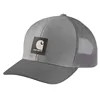 cafe 4 racer - Carhartt Twill Mesh-Back Logo Patch cap asphalt - Carhartt Caps 