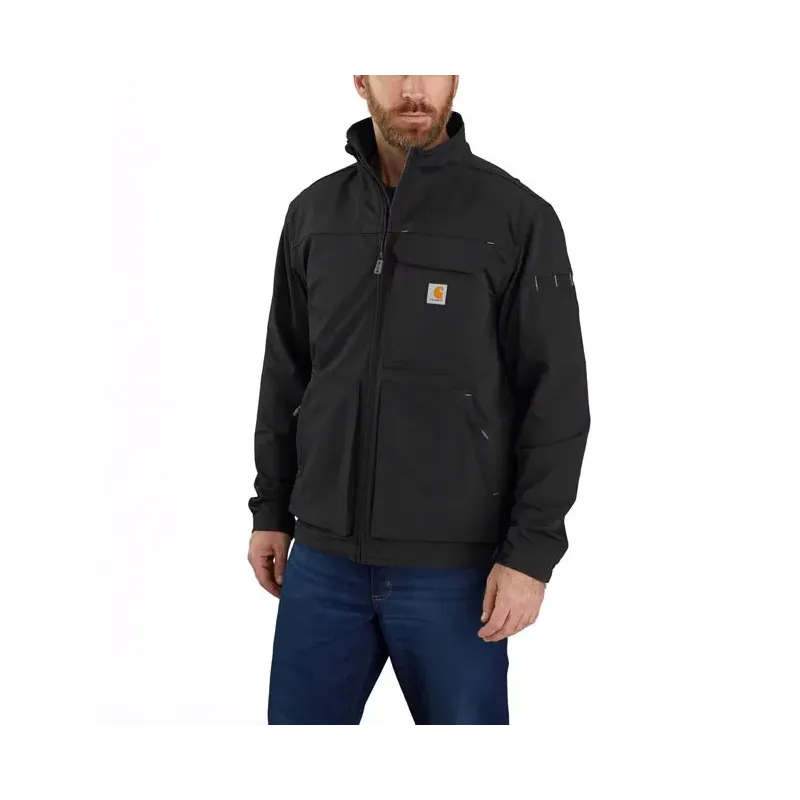 cafe 4 racer - Carhartt Super Dux Mock-Neck jacket black - Carhartt Bundy 