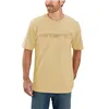 cafe 4 racer - Carhartt Core Logo t-shirt S/S beach heather - Carhartt Tričká 