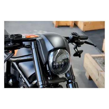cafe 4 racer - Cult-Werk, maska čelovky New Night Rod. Čierna lesklá - Cult-Werk Maska předního světlometu 