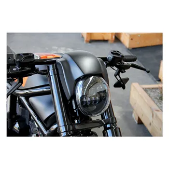 cafe 4 racer - Cult-Werk, headlamp mask New Night Rod. Gloss black - Cult-Werk Front Headlamp Masks 