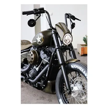 cafe 4 racer - Cult-Werk, maska svetlometu Custom. Matná čierna - Cult-Werk Maska předního světlometu 