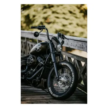 cafe 4 racer - Cult-Werk, maska svetlometu Custom. Matná čierna - Cult-Werk Maska předního světlometu 
