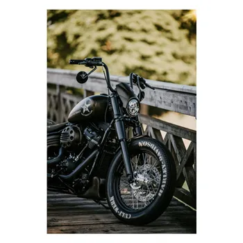 cafe 4 racer - Cult-Werk, maska svetlometu Custom. Matná čierna - Cult-Werk Maska předního světlometu 