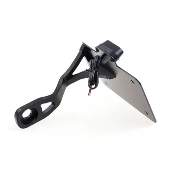 cafe 4 racer - Cult-Werk, side mount license plate bracket black. CH - Cult-Werk License plate holders 