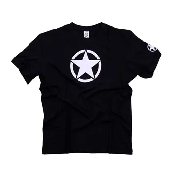cafe 4 racer - Army Surplus Star t-shirt black - Army Surplus T-Shirts 