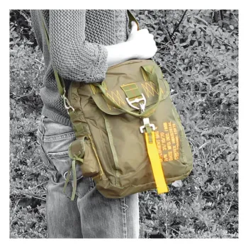 cafe 4 racer - Fostex Padáková taška 4 zelená - Army Surplus Na Cestování 