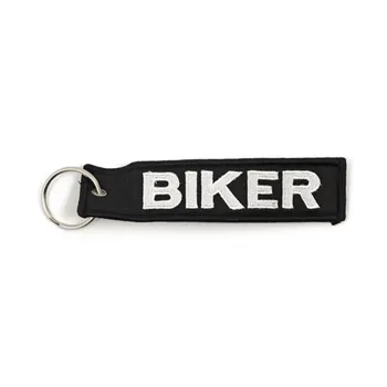 cafe 4 racer - PRÍVESOK NA KĽÚČE MOTORKÁR, ČIERNA BIELA - Army Surplus Kľúčenky 