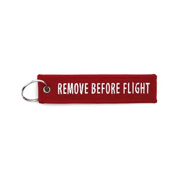cafe 4 racer - Key ring Remove before flight red - Army Surplus Key Fobs 