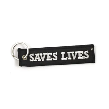 cafe 4 racer - Key ring Loud pipes saves lives - Army Surplus Key Fobs 