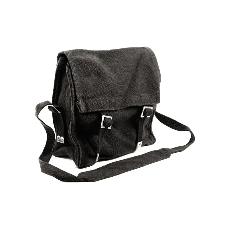 cafe 4 racer - Fosco Canvas shoulder bag black - Army Surplus Bags 