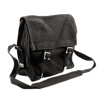 cafe 4 racer - Fosco Canvas shoulder bag black - Army Surplus Bags 