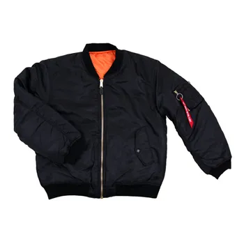 cafe 4 racer - MA-1 bomber flight jacket black - Army Surplus Jackets 