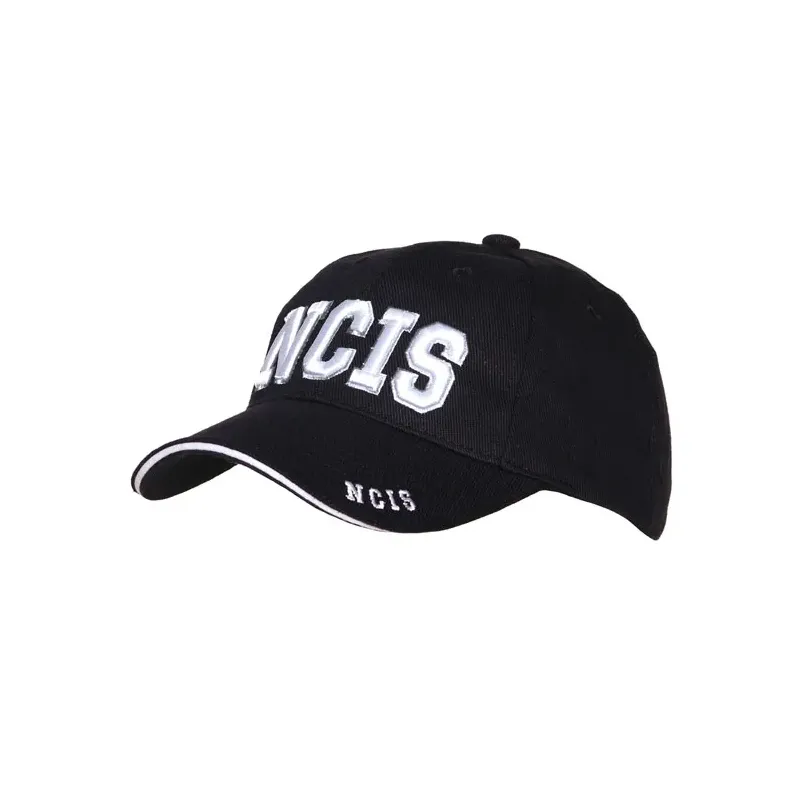 cafe 4 racer - Baseballová čiapka NCIS čierna - Army Surplus Šiltovka 