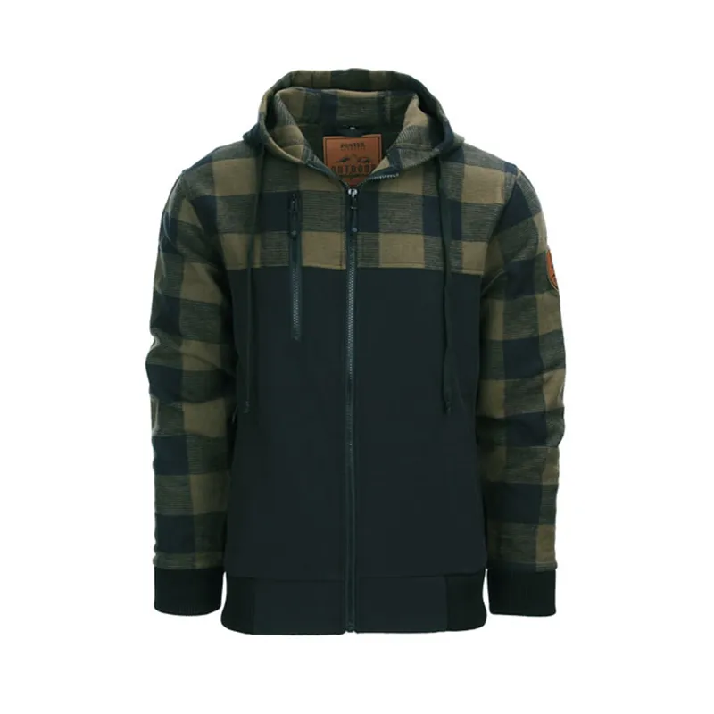 cafe 4 racer - Lumbershell jacket black/olive - Army Surplus Jackets 