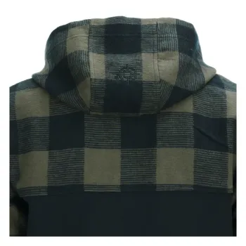 cafe 4 racer - Bunda Lumbershell čierna/olivová - Army Surplus Bundy 