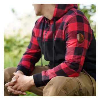 cafe 4 racer - Lumbershell jacket black/red - Army Surplus Jackets 