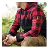 cafe 4 racer - Lumbershell jacket black/red - Army Surplus Jackets 