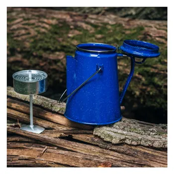 cafe 4 racer - Fostec Emaille coffe percolator - Army Surplus For Travel 