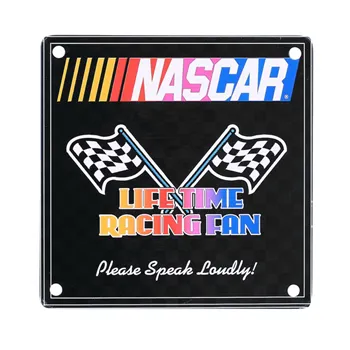 cafe 4 racer - Army Surplus Nascar life time Metal plate with magnet - Army Surplus Gifts 