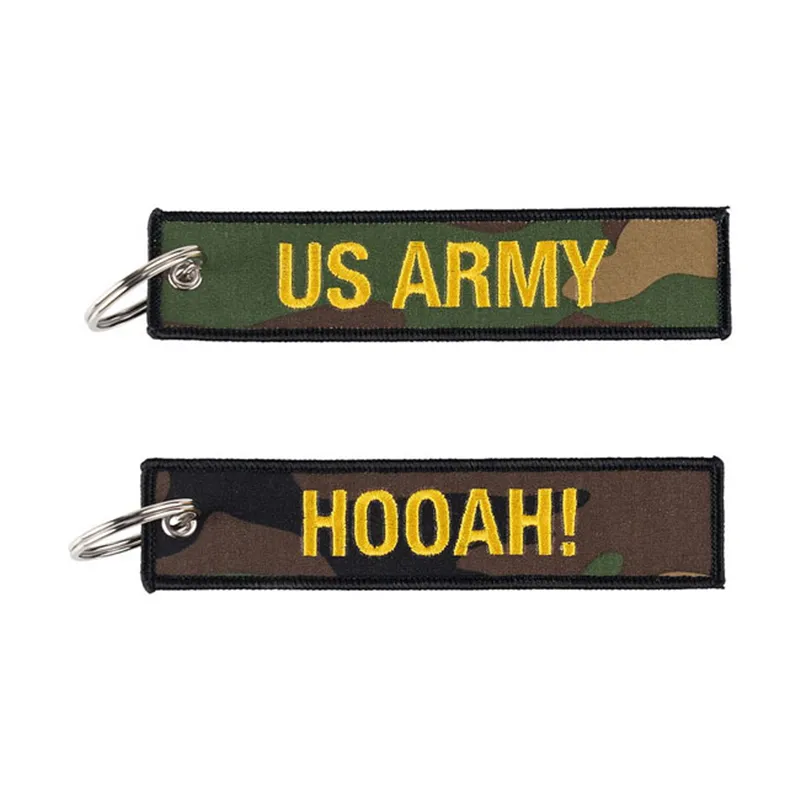 cafe 4 racer - Army Surplus Hooah US Army keychain - Army Surplus Klíčenka 