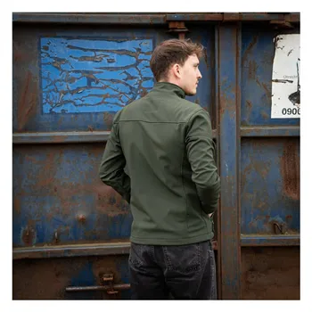 cafe 4 racer - Army Surplus Softshell jacket outdoor green - Army Surplus Bundy 