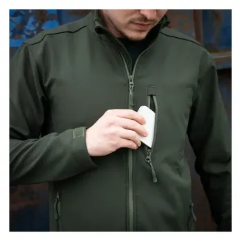 cafe 4 racer - Army Surplus Softshell jacket outdoor green - Army Surplus Bundy 