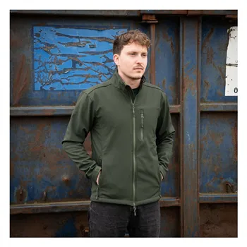 cafe 4 racer - Army Surplus Softshell jacket outdoor green - Army Surplus Bundy 