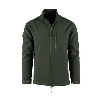 cafe 4 racer - Fostex softshelová bunda outdoor zelená - Army Surplus Bundy 