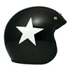 cafe 4 racer - DMD Vintage helmet Star matte black - DMD DMD Vintage open helmet 