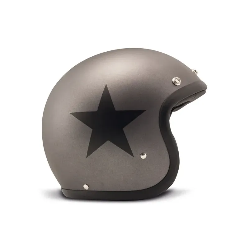 cafe 4 racer - DMD Vintage prilba Star grey - DMD DMD vintage otvorená prilba 