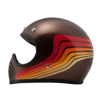 cafe 4 racer - DMD Seventy Five Helmet Metallic Blue - DMD DMD Seventy five 