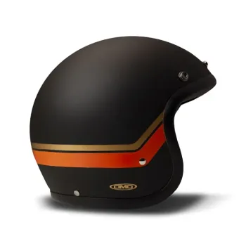 cafe 4 racer - DMD Retro helmet Orange - DMD DMD Vintage open helmet 