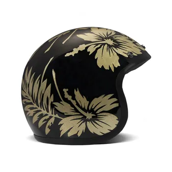 DMD Vintage helma Flower černá