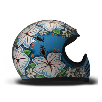 cafe 4 racer - DMD Sedemdesiatpäť prilba Aloha - DMD DMD Seventy five 