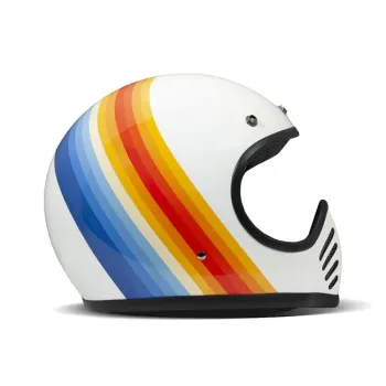cafe 4 racer - DMD Seventy Five Helmet Metallic Blue - DMD DMD Seventy five 