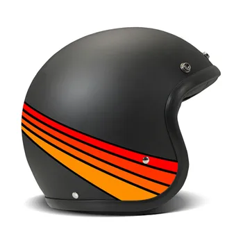 cafe 4 racer - DMD Retro helmet Fuoco - DMD DMD Vintage open helmet 