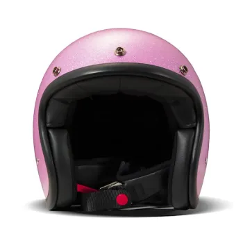 cafe 4 racer - DMD Retro helma Glitter Pink - DMD DMD Otevřená helma 