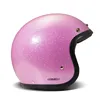 cafe 4 racer - DMD Retro helma Glitter Pink - DMD DMD Otevřená helma 