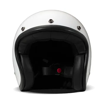 DMD Retro helma Solid White