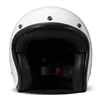 cafe 4 racer - DMD Retro prilba Solid White - DMD DMD vintage otvorená prilba 