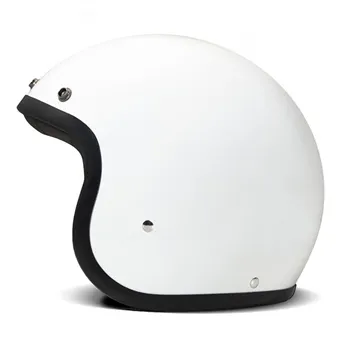 DMD Retro helma Solid White
