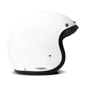 cafe 4 racer - DMD Retro prilba Solid White - DMD DMD vintage otvorená prilba 
